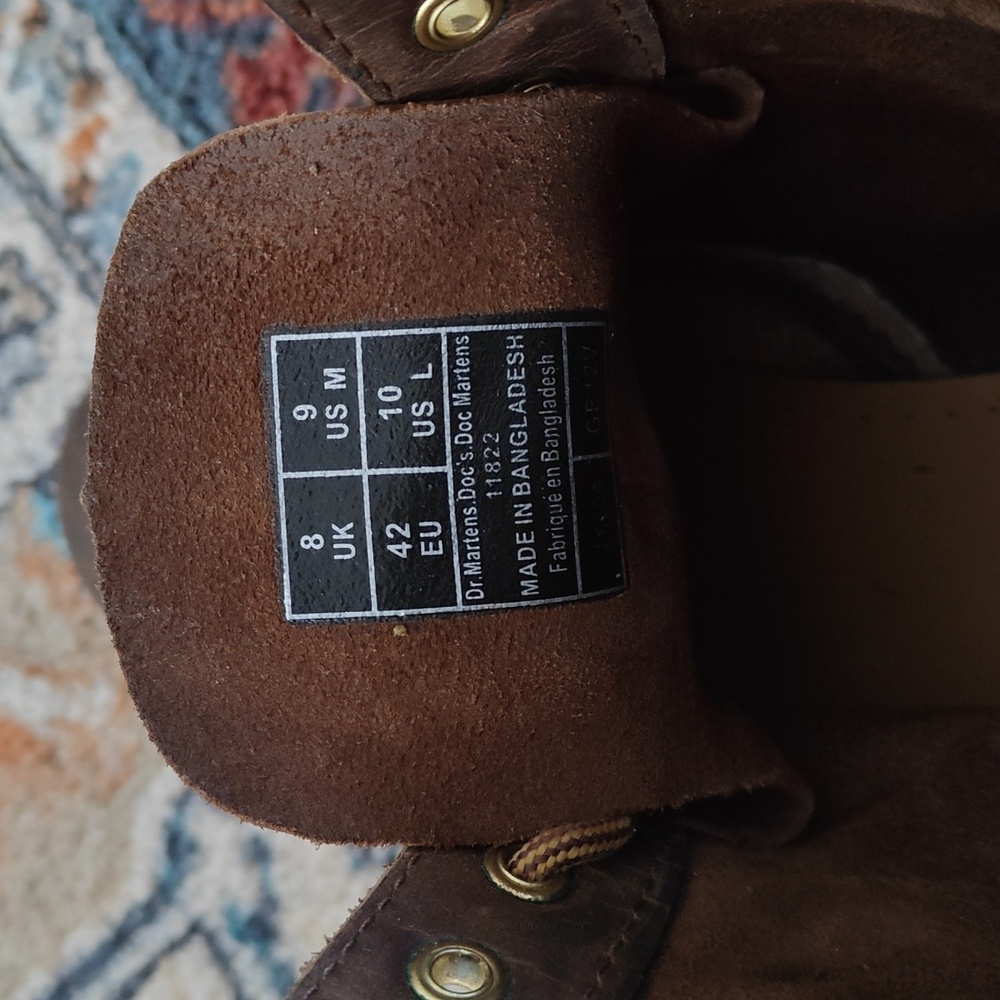 Dr. Martens 1460 Crazy Horse Leather Boots - Picture 4 of 6